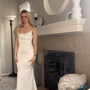 Hello Molly Celebrate Love Maxi Dress White size small